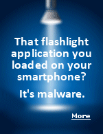 All of the top ten flashlight apps available for downloading to your smartphone contain malware to spy on you and your bank account.